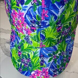 Disney Floral Hat - Blue, Pink, and Green NEW #16